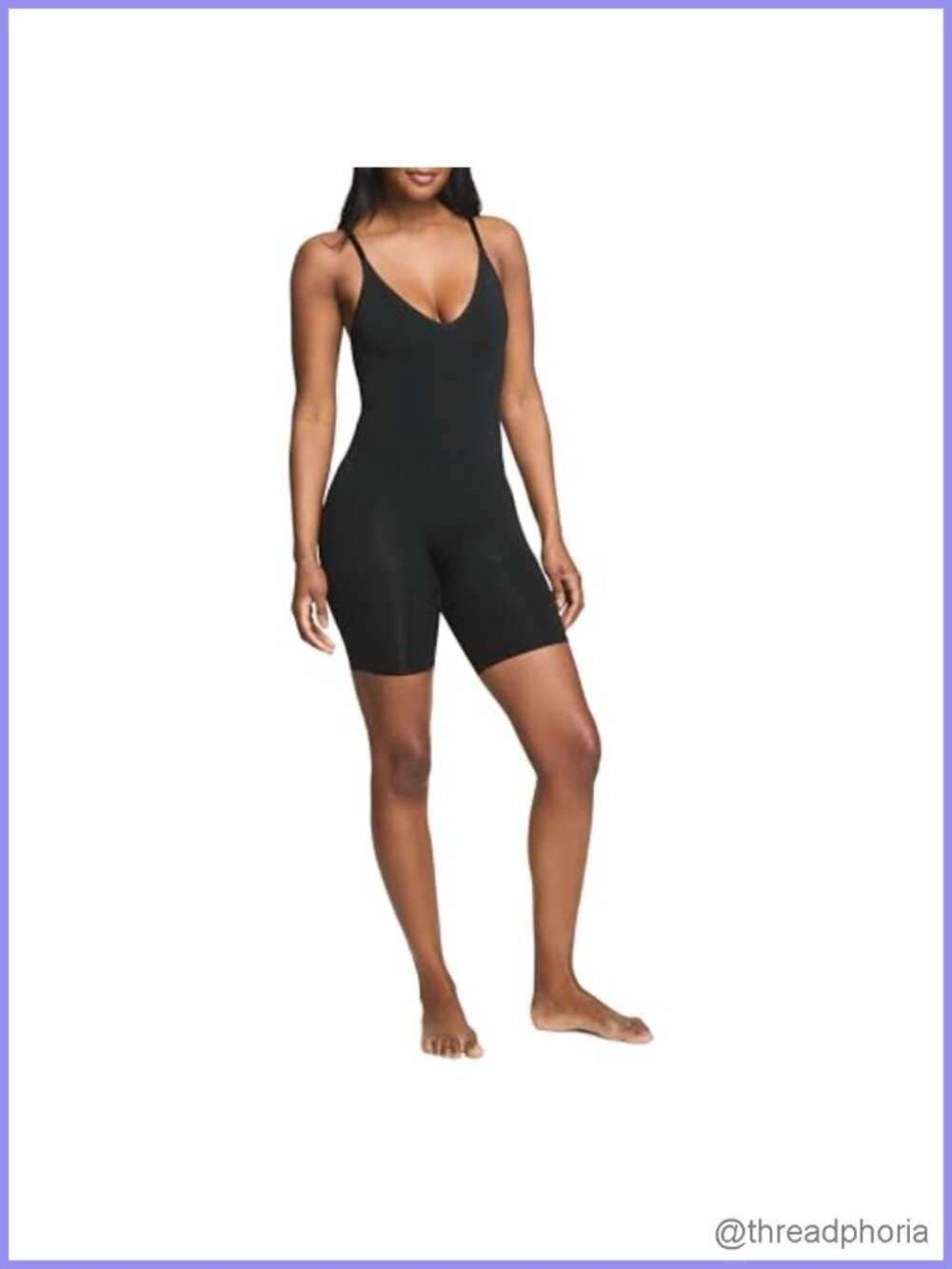 Seamless Lightweight Shapewear Bodysuit with Tummy Control